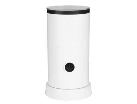 Máquina Elétrica de Espuma de Leite FDIT Batedor de Leite Quente e Frio Doméstico Aço Inoxidável Totalmente Automático Branco Ue