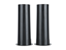 Peças Tubo Abertura 50mm Alto-falante Abs Plástico Parede Interior Liso Para 4-6 Polegadas