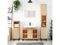 Vidaxl Armário P/ Casa Banho 80x33x60cm Deriv. Madeira Carvalho Sonoma
