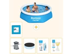 Bestway Piscina Bestway Fast Set Redonda - 244x61 Cm - 6-peças S22625