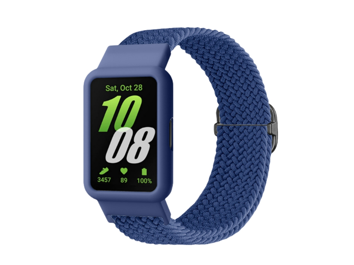 Pulseira em Tecido para Samsung Galaxy Fit3 Azul