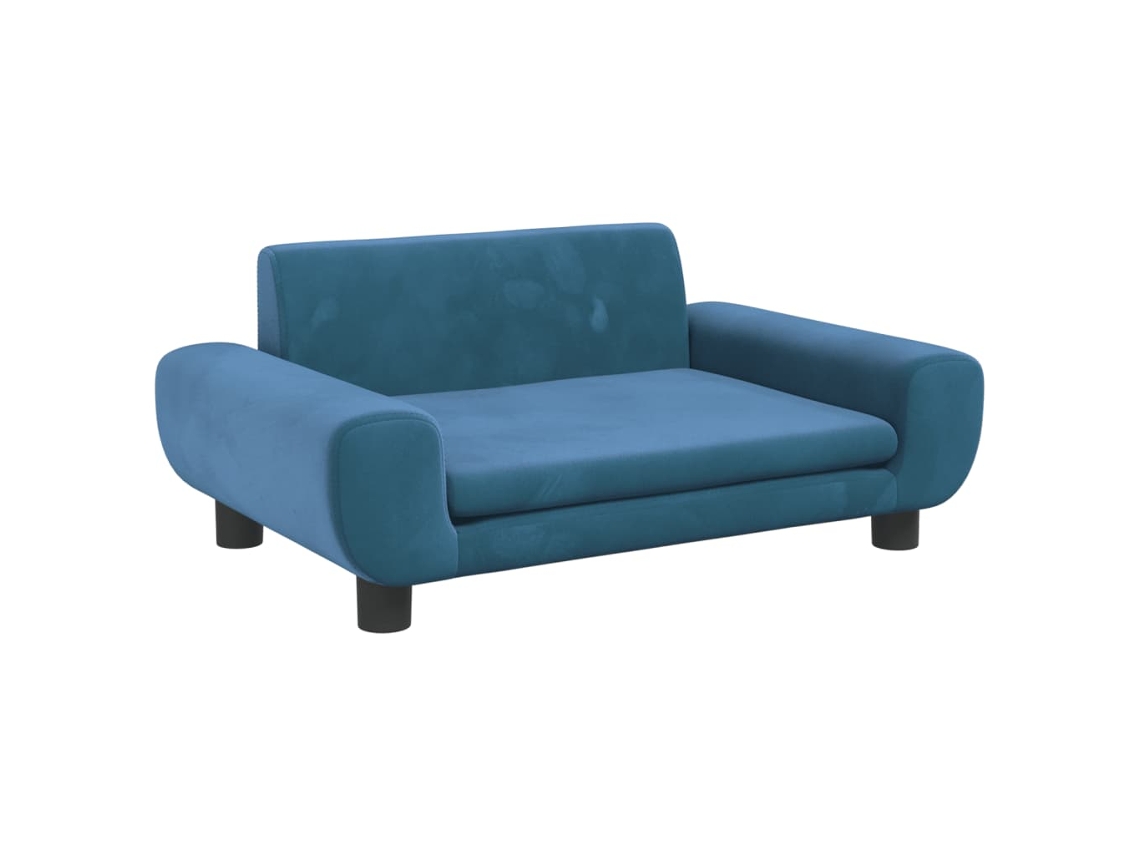 Kids Sofa, Kids Sofas Vidaxl Azul Veludo (70 X 45 X 33 Cm)