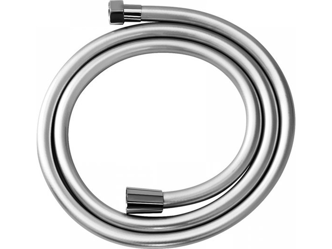Flexível De Duche, Pvc, 1,2m, Prateado, G1/2, Universal, Anti-torção