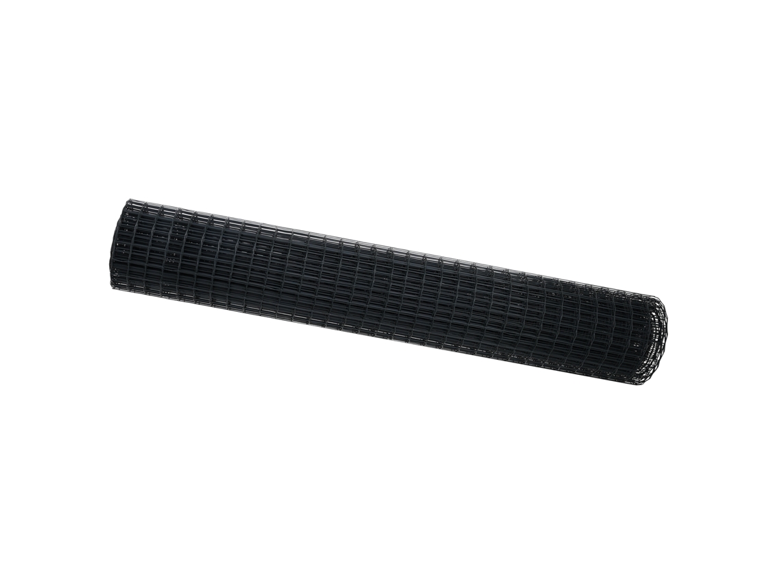 Conjunto 1 Cerca Euro Vidaxl Cinzento Ferro (1,5 X 10 M)