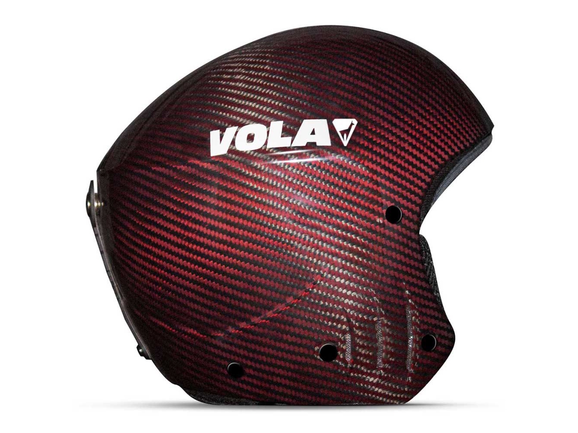 VOLA Capacete Fis Carbon Element Vermelho 56 cm