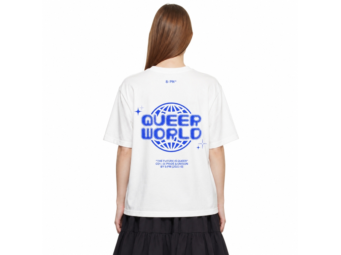 Rockinstone Queer World 8:pm T-shirt Unique Designer Style