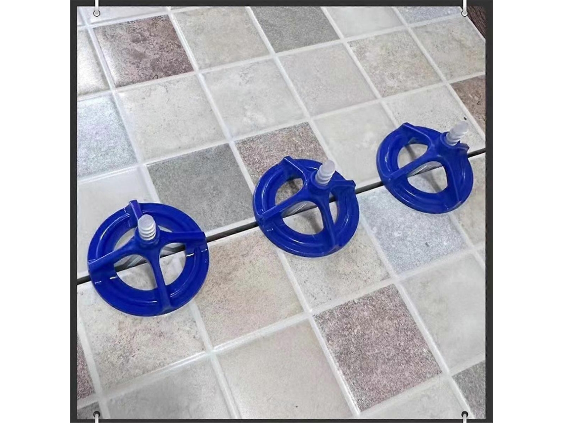 Lurelia Kit Nivelador De Ladrilhos, 200 Bases, 1-3 Cm, Azul, Pp Para Piso E Parede, Ref W037