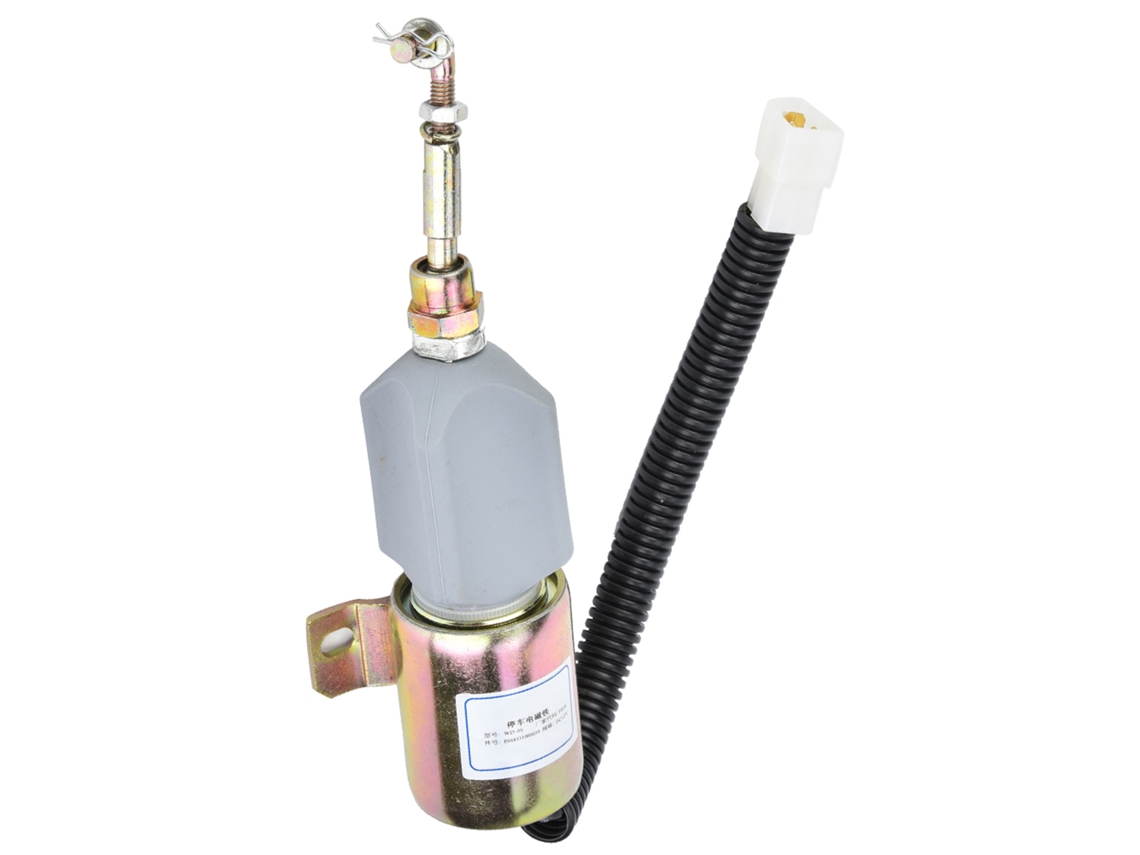 Válvula Solenóide De Corte De Combustível Diesel 12v Laxiscreed Com Proteção Contra Chama