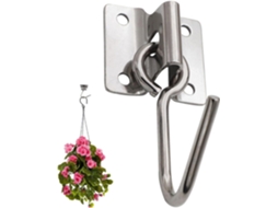 Gancho para Luzes de Corda Externas, 10,9 X 5,5 Cm, Suporte para Rede, Aço Inoxidável, para Guirlanda, Decoração de CHABERLU