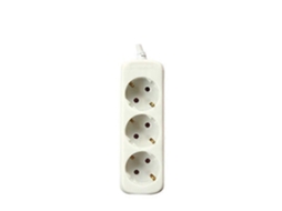 Régua De Tomadas Silver Electronics 3 Tomadas Cabo De 1,5 M Schuko Branca Olysi Shop
