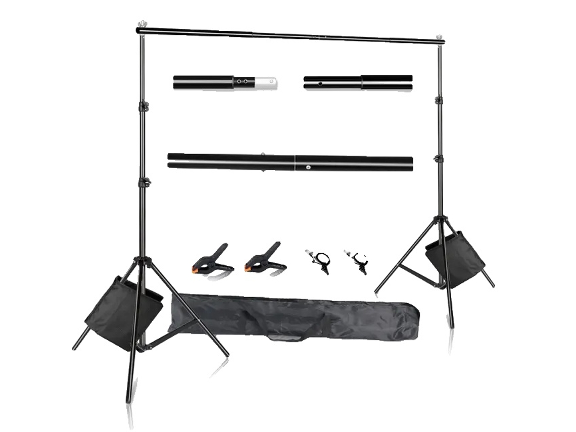 Suporte Para Fundo Fotográfico, Portátil, Estojo De Transporte, Nova Adição Sandbag, 2.6mx3m Oem