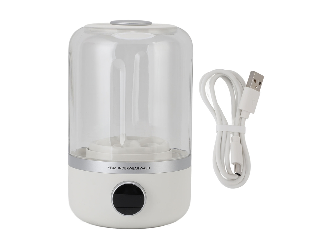 Máquina de lavar portátil mini para roupa interior, bebé e pequenos itens, silenciosa e recarregável 10w LAXISCREED