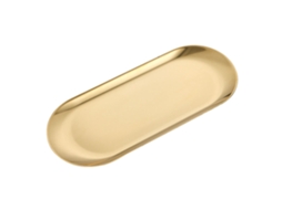 Bandeja Oval Inox Anti derrame Decorativa LAXISCREED