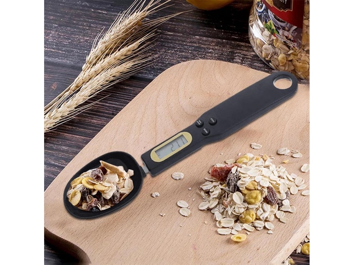 Balança de Colher Digital Colheres de Medição de Gramas com Display Balança de Cozinha para Uso Doméstico para Dispensar Café Leite Farinha