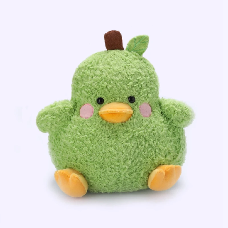 (verde, 28 Cm) Brinquedo Pelúcia Macio em Formato Pêra, Brinquedo Pelúcia Divertido em Formato Pêra Pato