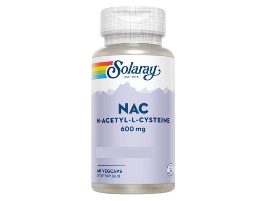 Nac N-Acetil L-Cisteína 600mg 60 Cápsulas SOLARAY