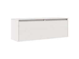 Armário de Parede MAISON EXCLUSIVE em Madeira por Pinho Maciça Branco (100x30x35 cm)