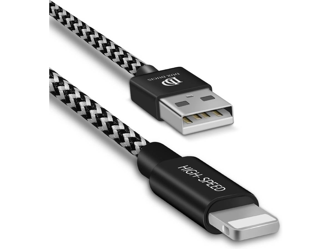 Cabo DUX DUCIS Dux Ducis K-One (Lightning - 3m - Preto)