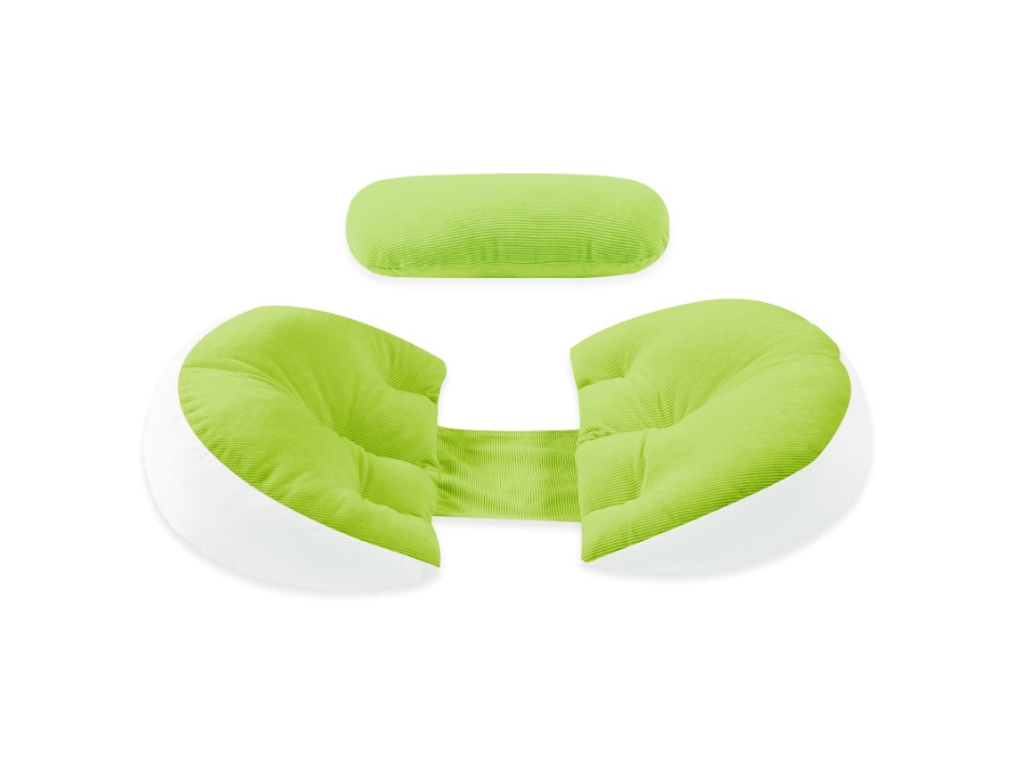Almofada Gestante Ajustável Espiral 7d, Suporte Duplo Barriga e Lombar, Tecido Respirável para Dormir de Lado Todas Estações STELASPLEN