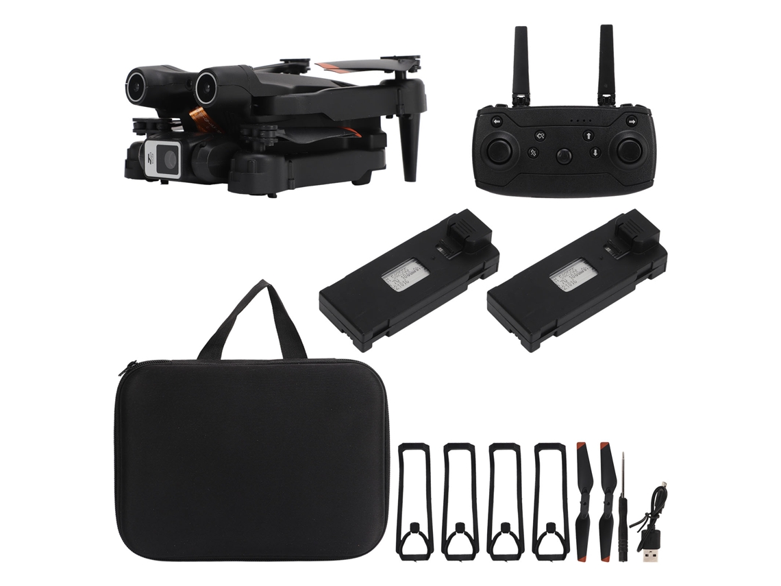 Drone Rc Com Câmera 4k Hd, Evitação De Obstáculos, Posição Por Fluxo Óptico, Mini Pliável Para Crianças Acima De 14 Anos, 3 Baterias