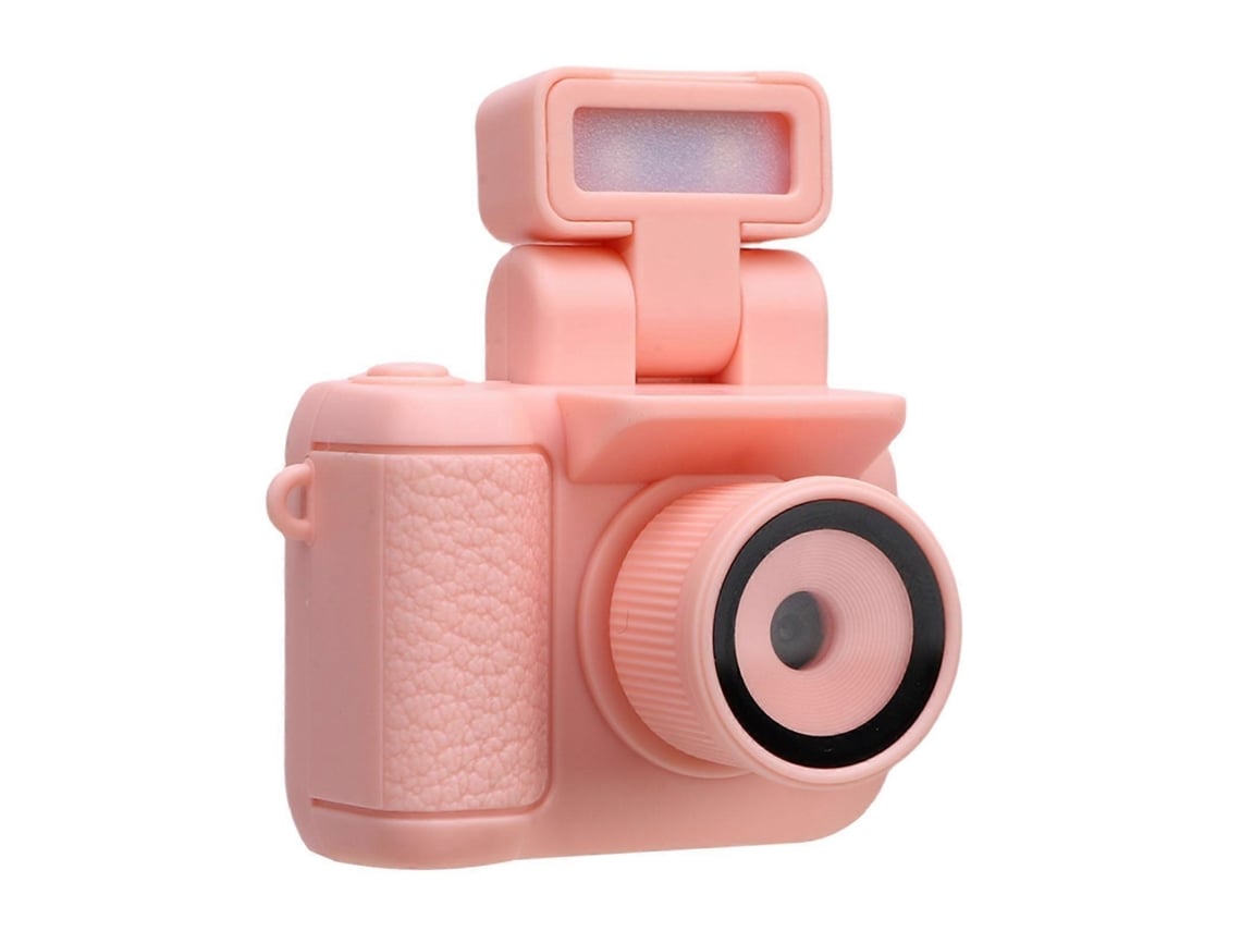 Mini Câmara Digital 1080p Com Ecrã Hd De 1,44 Polegadas E Cartão De Memória De 32gb, Cor-de-rosa