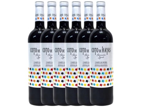 Vinho BODEGAS ARAGONESAS Bodegas Aragonesas Coto De Hayas Garnacha Syrah Campo De Borja (0.75 L - 6 unidades)