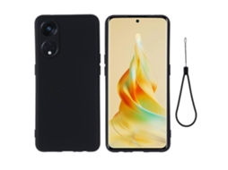 Capa De Silicone Líquido À Prova De Choque Para Oppo Reno8 T 5g / A1 Pro Pure Color