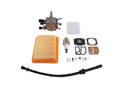 Kit Carburador Para Trimmer Stihl Fs120 Com Velas De Ignição Filtro De Ar Linha De Combustível Acessórios