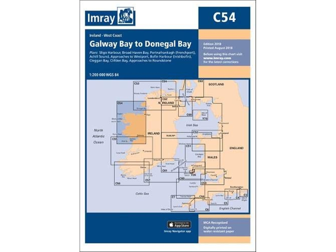 Livro Imray Chart C54 de Imray Imray (Inglês)