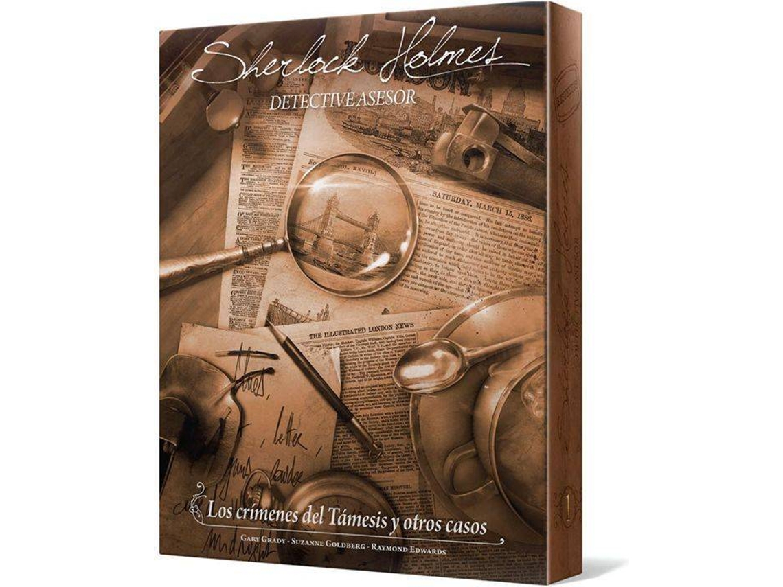 Jogo de Tabuleiro ASMODEE Sherlock Holmes: Los Crimenes Del Tamesis