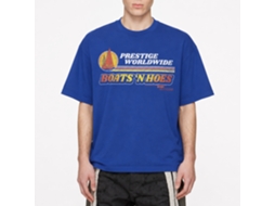 Rockinstone Step Brothers Movie Prestige Worldwide Solid Royal Adult T-shirt Size:m