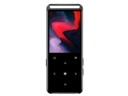 MP3 YIZHOOD M6 (64G)Leitores de áudio HiFi sem perdas Bluetooth com rádio FM preto