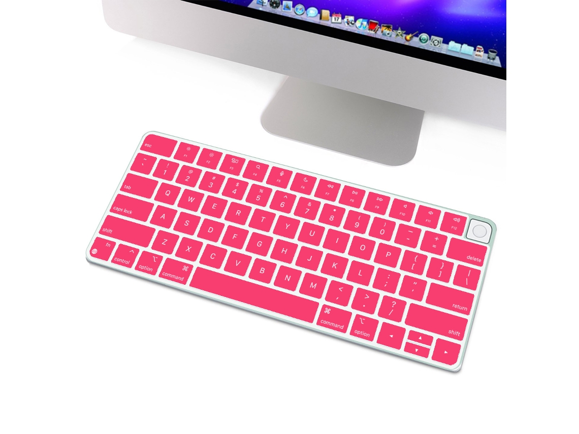 Capa Silicone HEXINYIGJLY para Teclado Imac Magic, Proteção Silenciosa Lavável (A3118, a2449, a2450) | HEXINYIGJLY