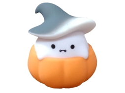 Luz Noturna De Bruxa De Abóbora Fofa Para Crianças Lâmpadas De Feiticeiro De Chapéu De Halloween Kawaii Luz Noturna De Berçário Regulável Bestvite