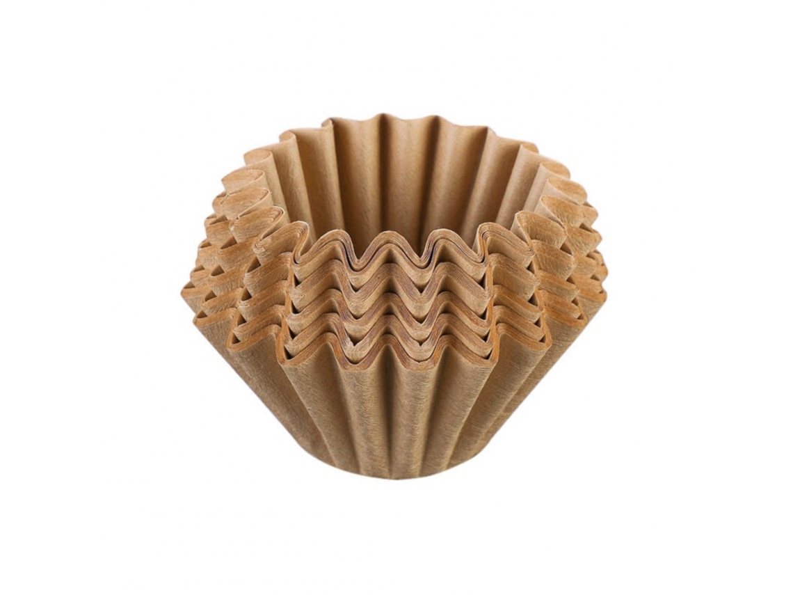 Pacote Original Com 100 Cestos De Filtro Universais Marrons Tamanho Pequeno. Para Máquina De Café Com Design Reutilizável E Fácil Limpeza