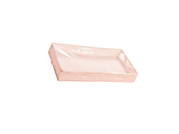 Saco Para Guardar Roupas Debaixo Da Cama Com Tampa, Rosa