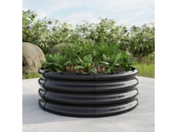 Canteiro Redondo Galvanizado Externo Vegetais VELTRIX