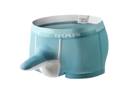 Calzoncillos Para Hombres Fianao Longjiang Boxers Delgados U Convexo Sexy Cómodo Nariz De Elefante Para Dormitorio Lago Verde S