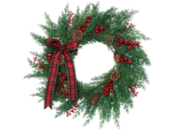 Laxiscreed Guirlanda De Natal E Halloween Com Pinha Americana E Frutas Para Portão De Jardim
