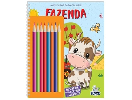 Livro Aventuras Para Colorir Fazenda De Blu (português Do Brasil)