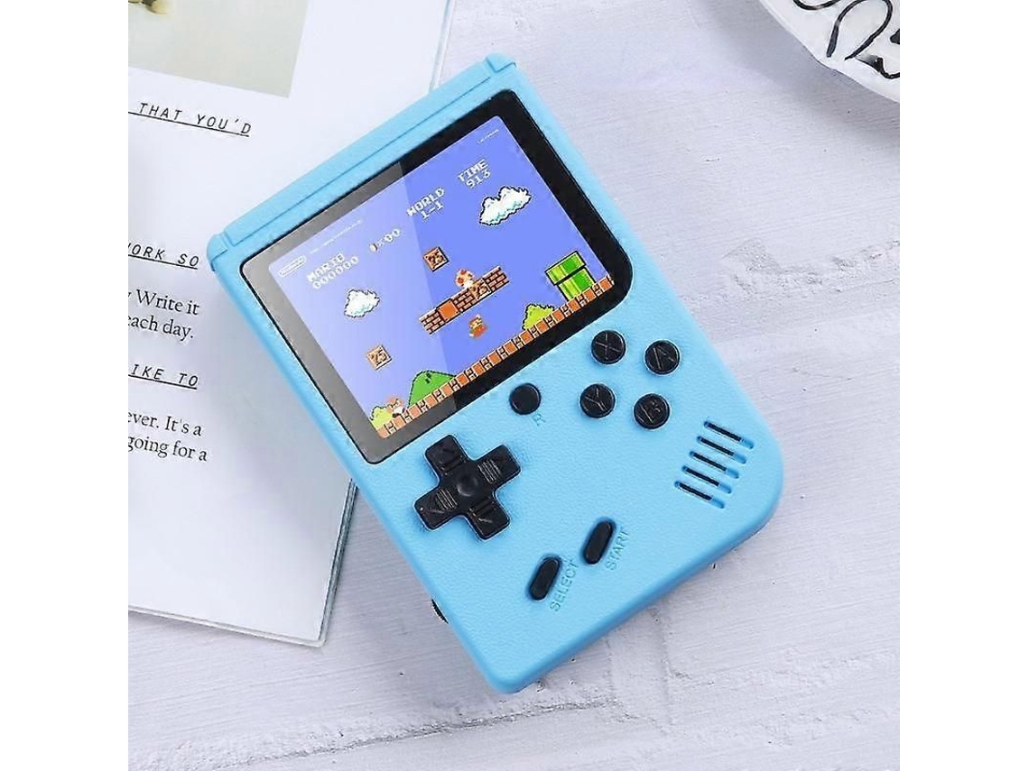Mini Console de Jogos Portátil Retrô Macaron com 500 em Um, Tv Dupla para Crianças Casa Nostalgia GOKOCO