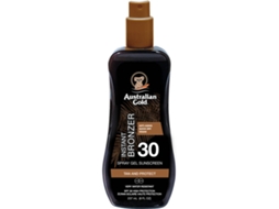 Protetor Solar AUSTRALIAN GOLD Instant Bronzer Spray Gel SPF 30 (237 ml)