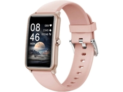 Smartwatch Relógio De Pulso Fitness 1.57 Tela Sensível Ao Toque Monitor De Frequência Cardíaca Ip68 Pedômetro Monitor De Sono Android/ios Rosa Yizhood