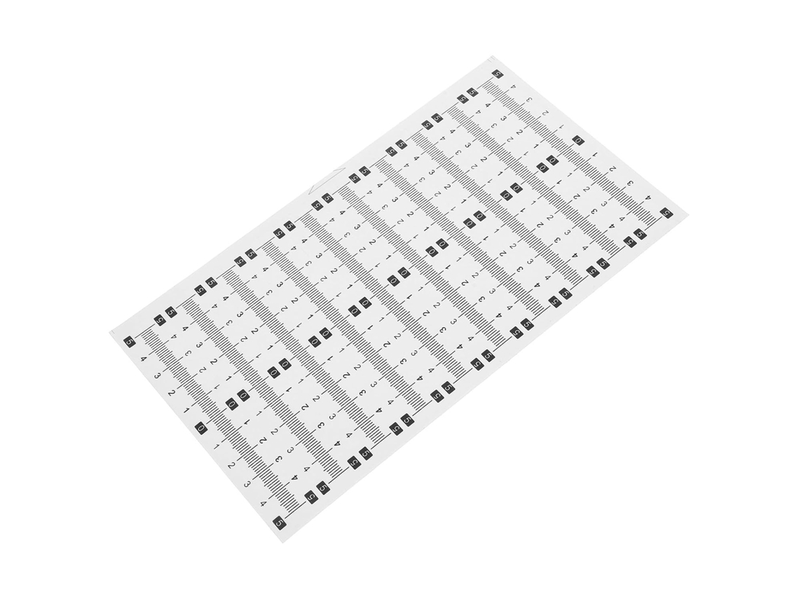 Régua De Escala Adesiva 20, Alta Aderência, Plástico Pvc, Ferramentas