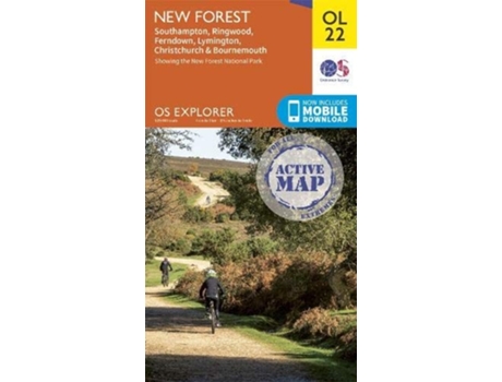 Livro New Forest De Ordnance Survey (inglês)