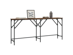 Vidaxl Mesa Consola 180x29x75 Cm Derivados De Madeira Carvalho Fumado
