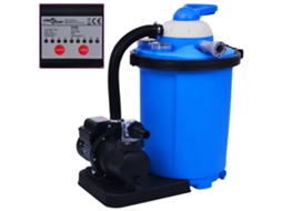 Vidaxl Bomba De Filtro De Areia Com Temporizador 550 W 50 L