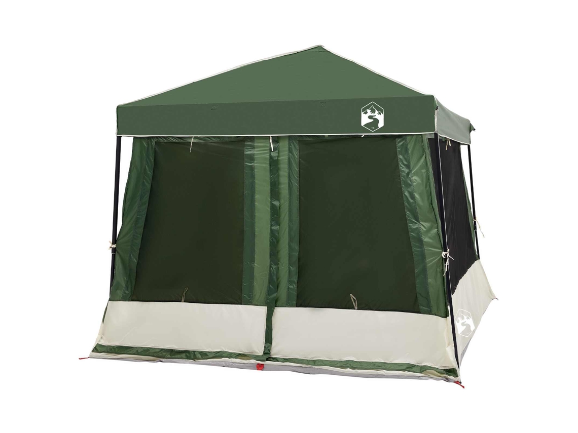 Conjunto 2 Barraca De Camping Vidaxl Verde Tafetá (534 X 291 X 251 Cm)