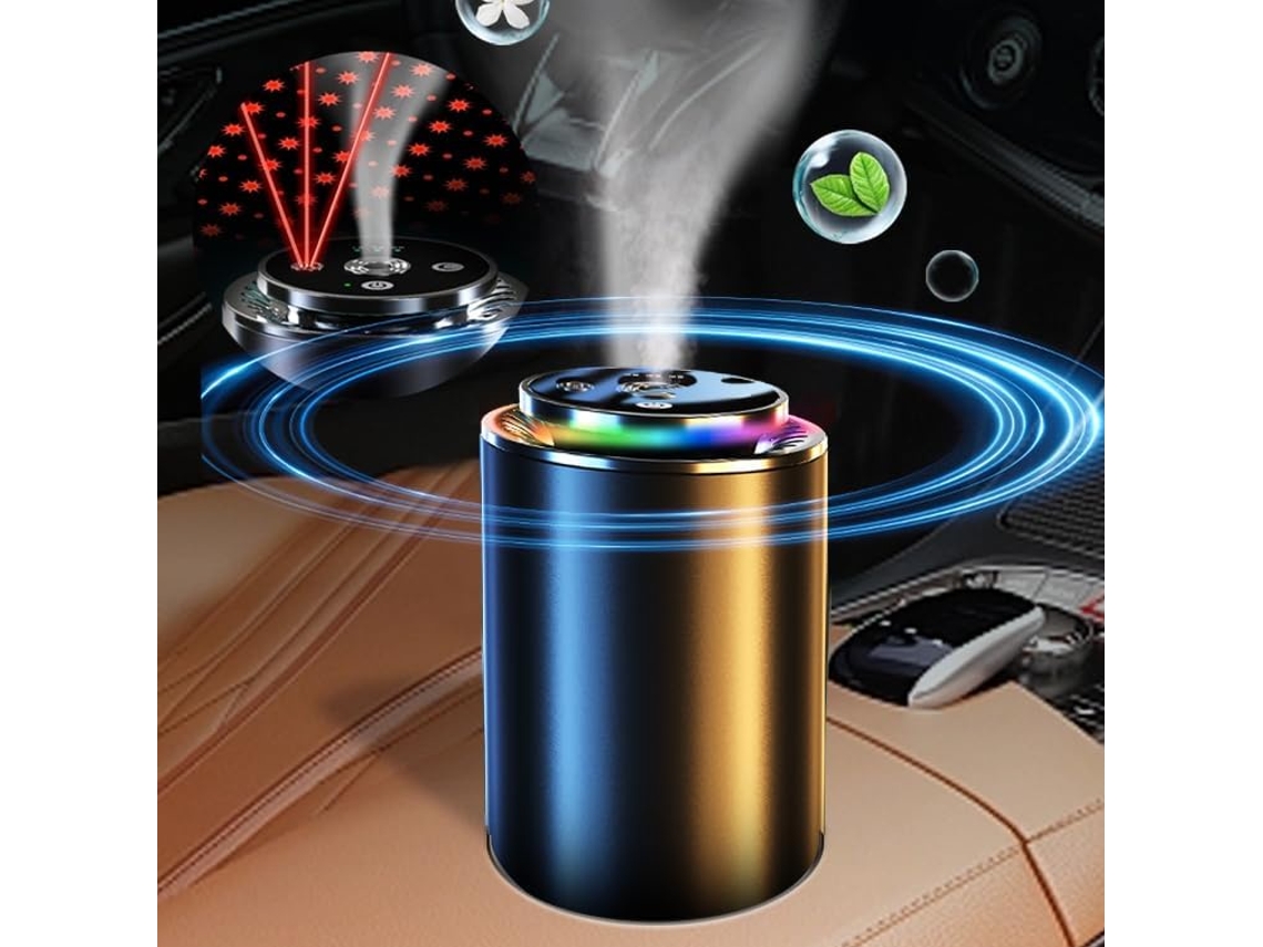 Difusores De Aroma Inteligentes Star Projector, Aroma Recarregável Em 4 Concentrações Para Uso Em Carro E Casa (preto)