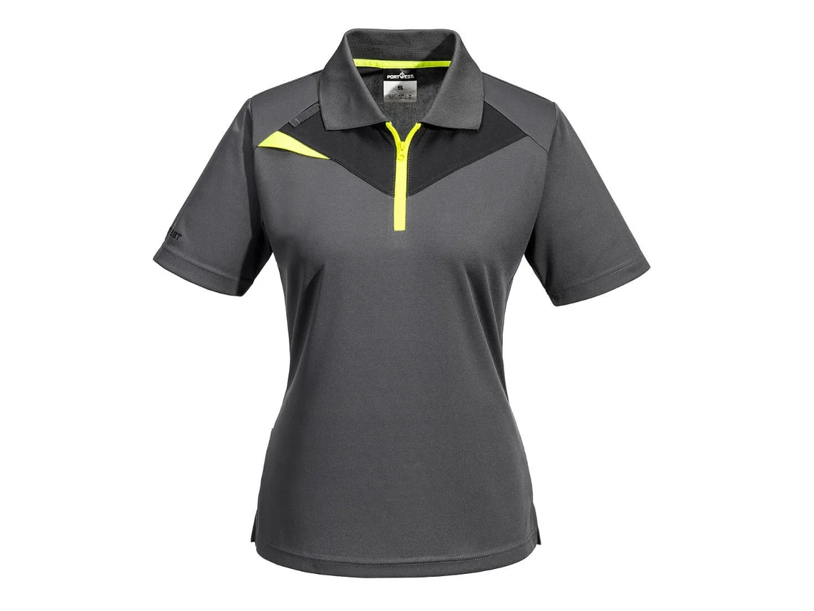 Polo Dx4 Para Mulheres – Manga Curta Preto / Xl